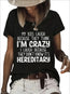 Women’s Vibrant Letter‑Print Crew‑Neck Tee