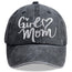 Girl Mom Adjustable Wash Cotton Baseball Cap