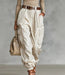 Women’s High-Waist Loose Fit Wide-Leg Casual Trousers