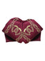 Adult 
Mexican Charro Bow Tie 100% Polyester Wine/Gold  601588