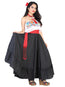 Falda de baile Doble Vuelo 100% Algodón Negra 601620
