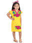 Vestido Artesanal Bordado 50% Algodón, 50% Poliéster Amarillo 601664