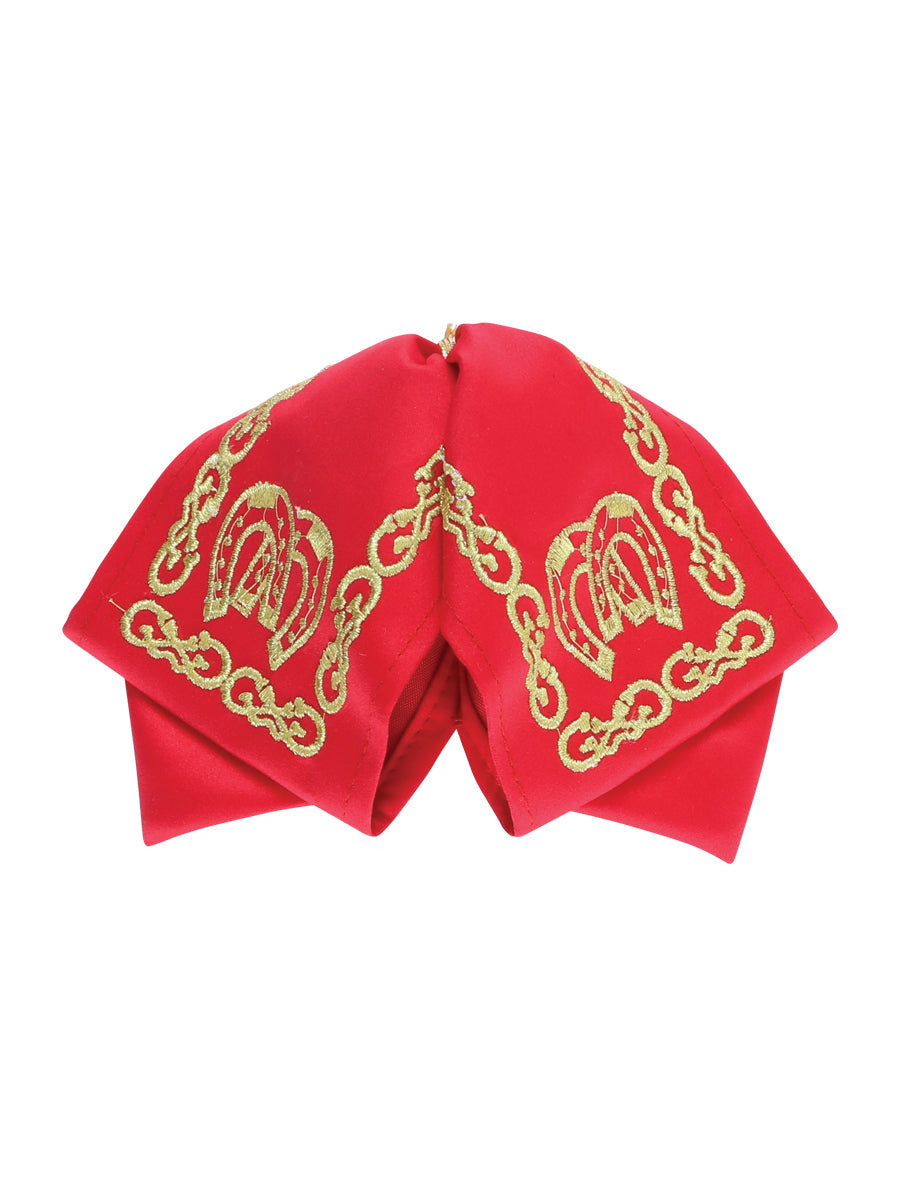 Niños 
Moño Mexicano Charro 100% Poliéster Rojo/Dorado 601764