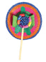 Artisanal Hand Fan 100% Palm Leaf and Bamboo Multicolor 602132