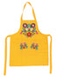Mexican Artisanal Embroidered Apron 50% Cotton, %50 Polyester  Yellow 603198