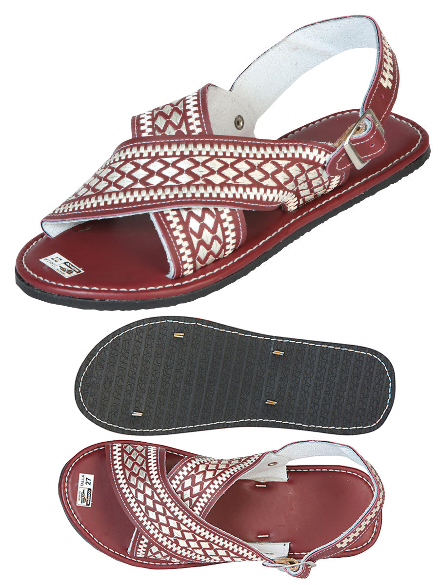 Sandalias Artesanales Mexicanas 50% Piel, 50% Sintético Shedrón 603784