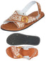 Sandalias Artesanales Mexicanas 50% Cuero, 50% Sintético Natural 603789