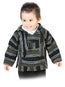 Sudadera artesanal Jerga 100% Acrilán Negro/Verde 603854