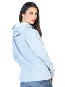 Artisanal Embroidered Sweatshirt 50% Cotton, 50% Polyester Gray  603877