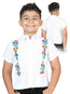 Camisa Artesanal Bordada 100% Algodón Blanca 603981