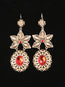 Aretes Mexicanos Artesanales de Filigrana Dorada 604030