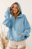 Sudadera polar con media cremallera y dobladillo elástico detallado BiBi Stitch