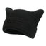 Gorro de invierno de gato a rayas, de punto hecho a mano para mujer – Lindo y cálido