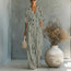 Women's Waist-Cinched V-Neck Printed Wide-Leg Jumpsuit