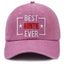 Best Auntle Ever Adjustable Wash Cotton Baseball Cap