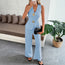 Conjunto de dos piezas de verano para mujer – Chaleco y pantalón de pierna recta