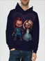 Sudadera con capucha estampada unisex – Sudadera informal con diseño gráfico