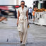 Conjunto de dos piezas elegante sin mangas con ajuste en la cintura para mujer