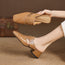 Retro Closed Toe Half Slippers | Women’s Low Heel Summer Sandals