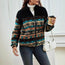 Cárdigan de felpa de doble cara con cremallera para mujer – Chaqueta de invierno con cuello alto