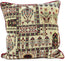 DaDalogy Bedding Fundas de almohada de tapiz floral botánico campestre Mughal blanco claro 16" (18196)