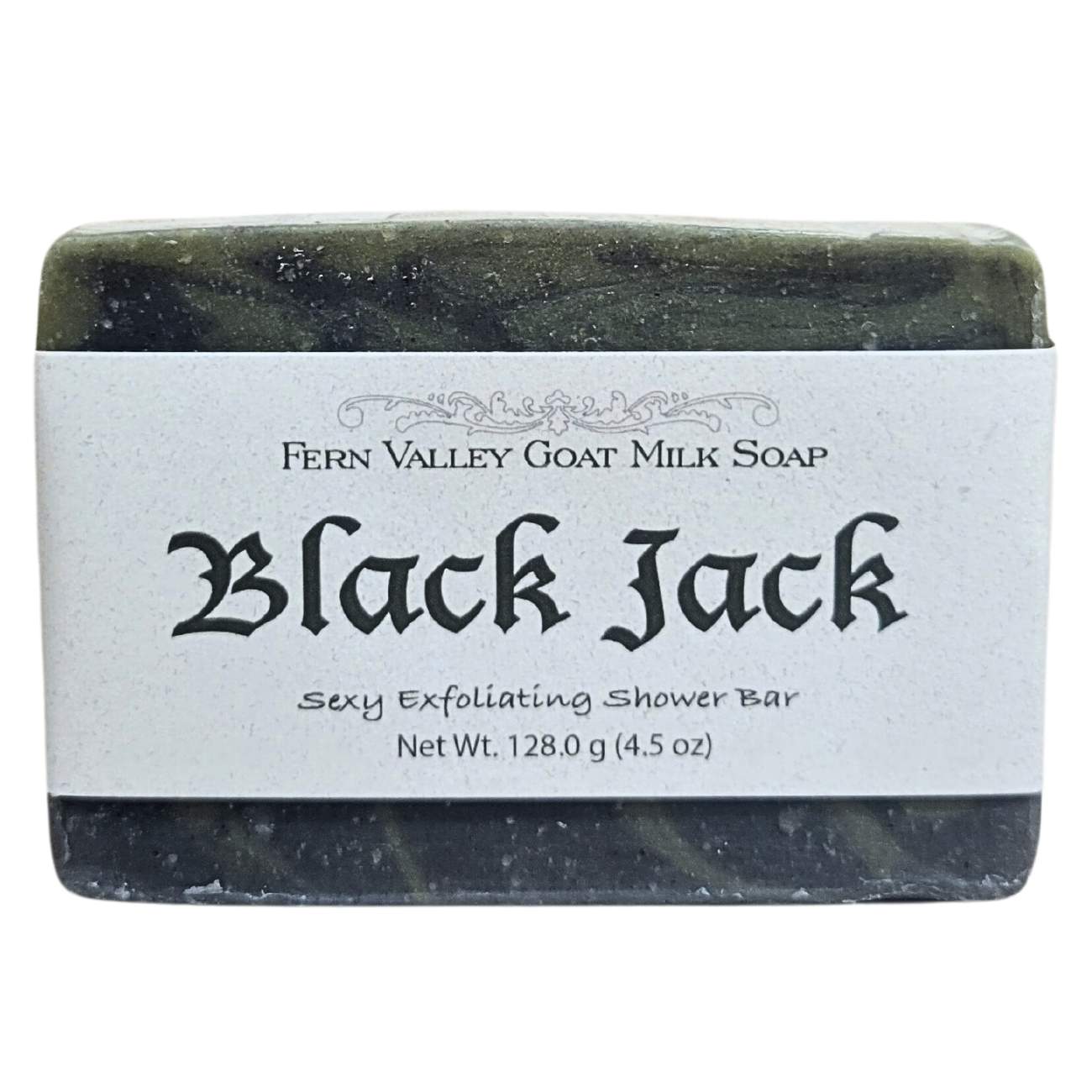 Jabón natural de leche de cabra | Exfoliante sensual para hombres | Black Jack