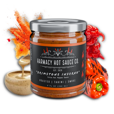 Brimstone Inferno - Extra Hot Tahini & Roasted Red Pepper (9oz)