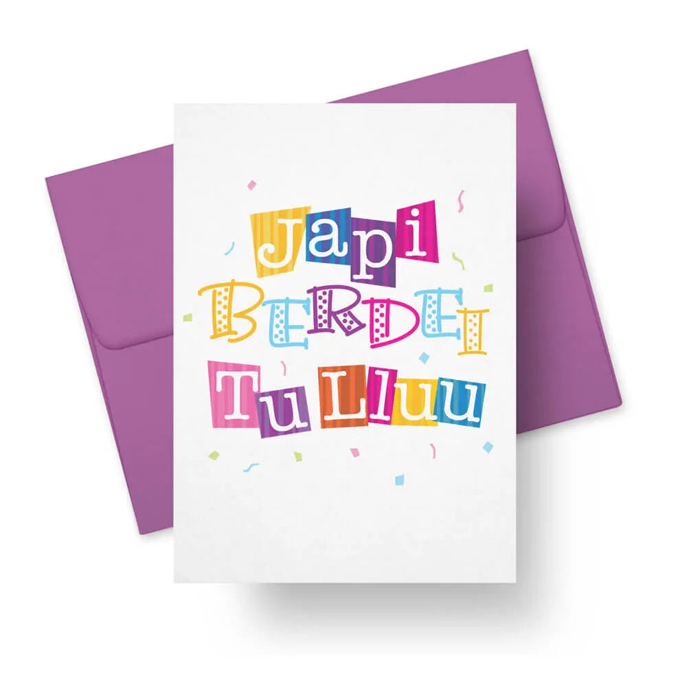 ¡Feliz cumpleaños a ti!