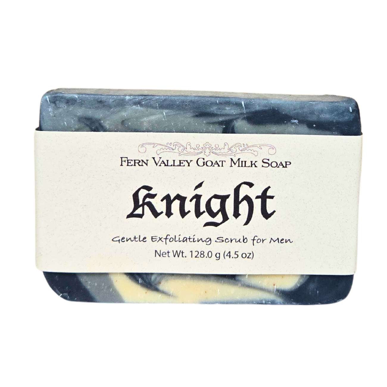 Jabón Natural de Leche de Cabra | Jabón Exfoliante | Knight - Jabón para Hombres