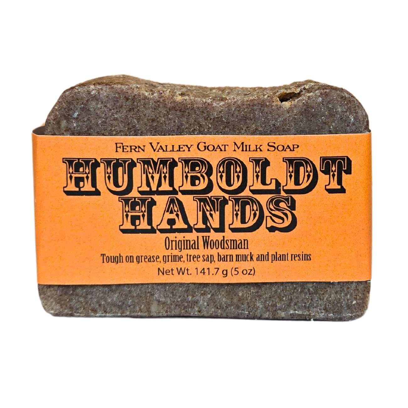 Jabón natural de leche de cabra | Limpiador de manos de alta resistencia Humboldt Hands | Leñador Original