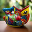 Macetero Raro de Pez Talavera XL | Cerámica Mexicana Pintada a Mano
