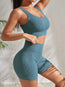 Women's Seamless Ribbed Yoga Set