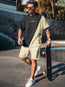 Summer Men's 3D Printed Urban Streetwear 2-Piece Set