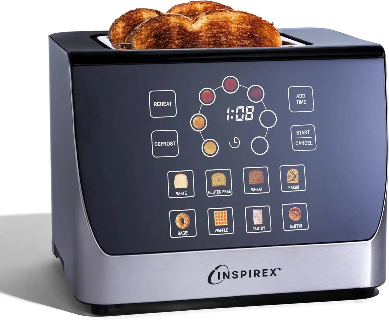 Tostadora inteligente con pantalla táctil