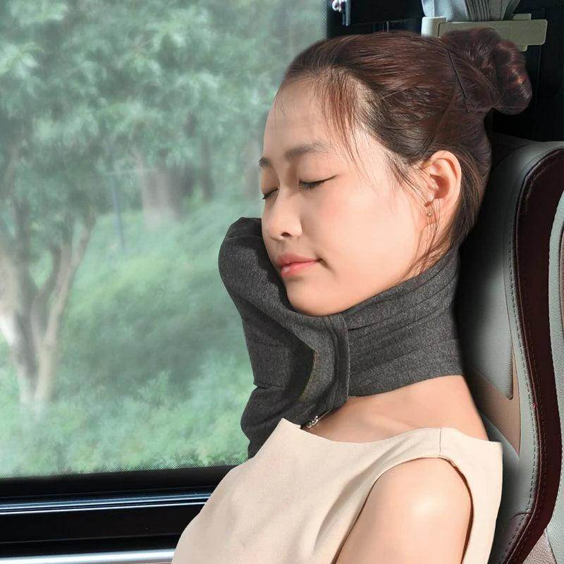 Almohada de Viaje de Espuma Viscoelástica para Dormir