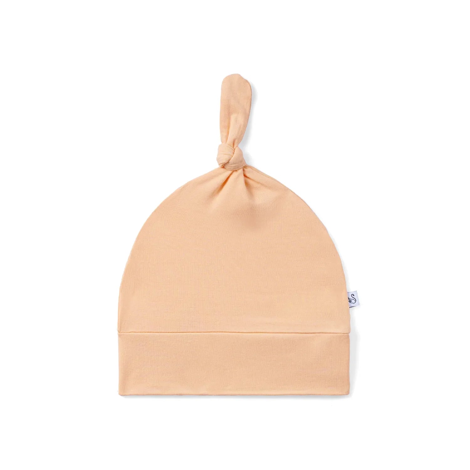 Baby Knotted Cap in Peach Fuzz