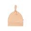 Baby Knotted Cap in Peach Fuzz
