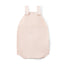 Baby Knit Button Strap Romper in Beige