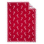 Christmas Candy Cane Jacquard Knit Baby Blanket