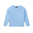Classic Cable Knit Baby Sweater in Baby Blue