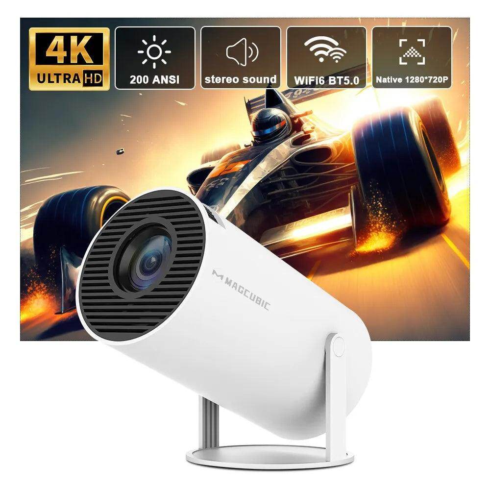 Proyector 4K portátil - Proyector de cine en casa para exteriores