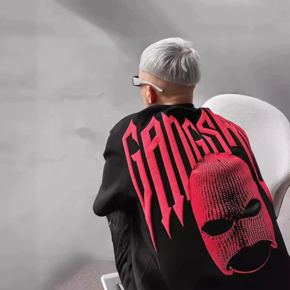 👕 Camiseta Oversize Harajuku de Persona Enmascarada