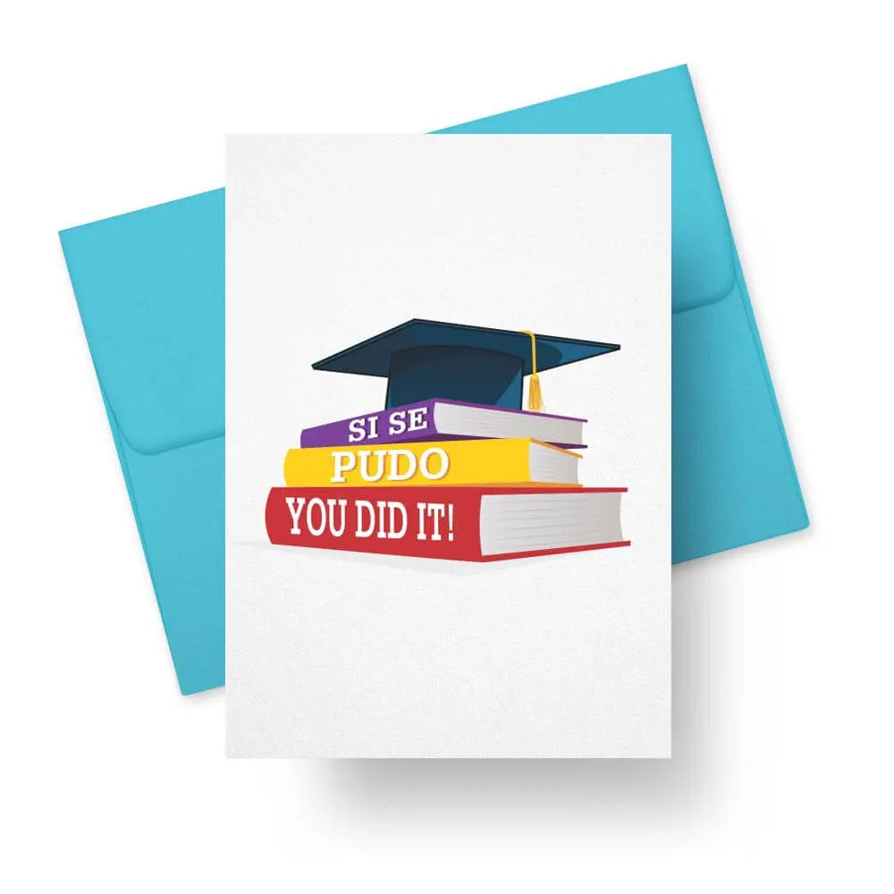 Sí se pudo - Tarjeta de graduación