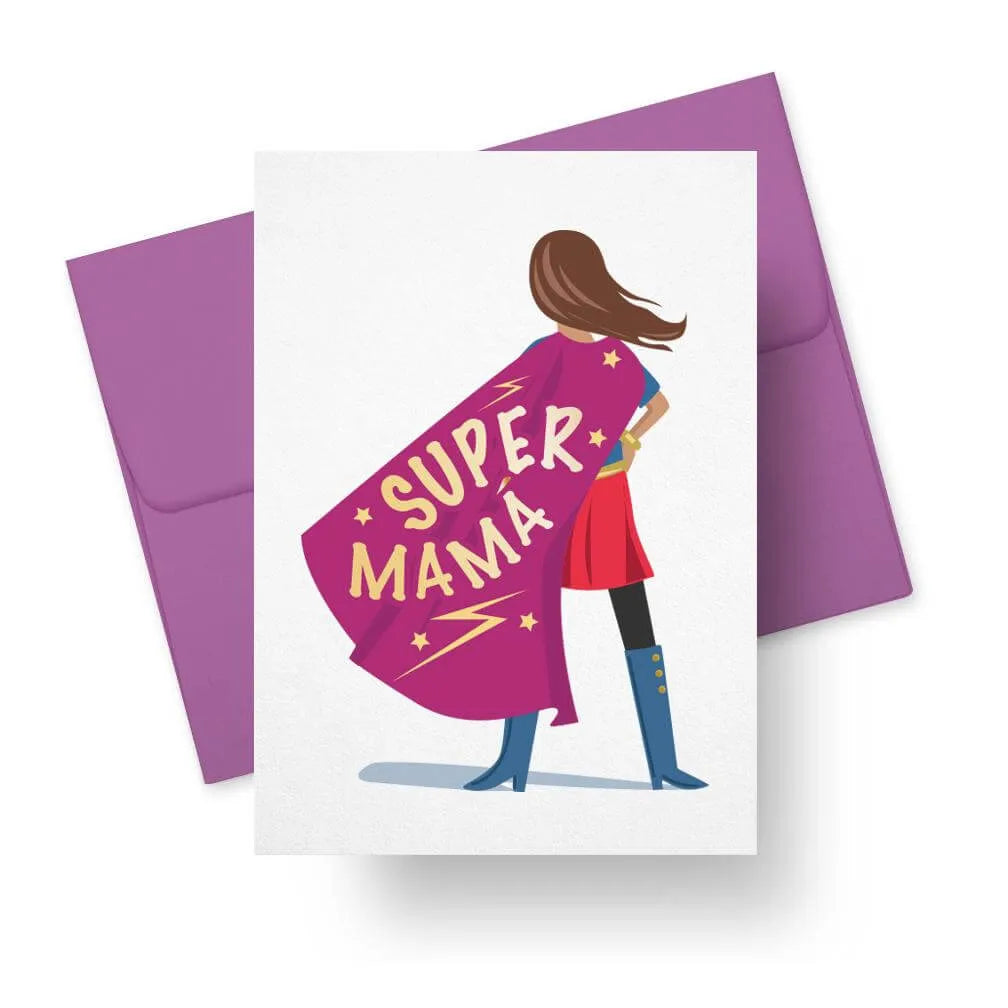 Super Mamá - Tarjeta del Día de la Madre