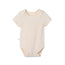 Bamboo Baby Bodysuit in Sand