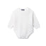 Classic Chunky Knit Baby Romper in White