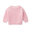 Classic Pink Knit Baby Sweater