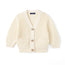 Classic Cardigan with Pockets in Cream
