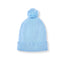 Knit Baby Pom Beanie in Baby Blue