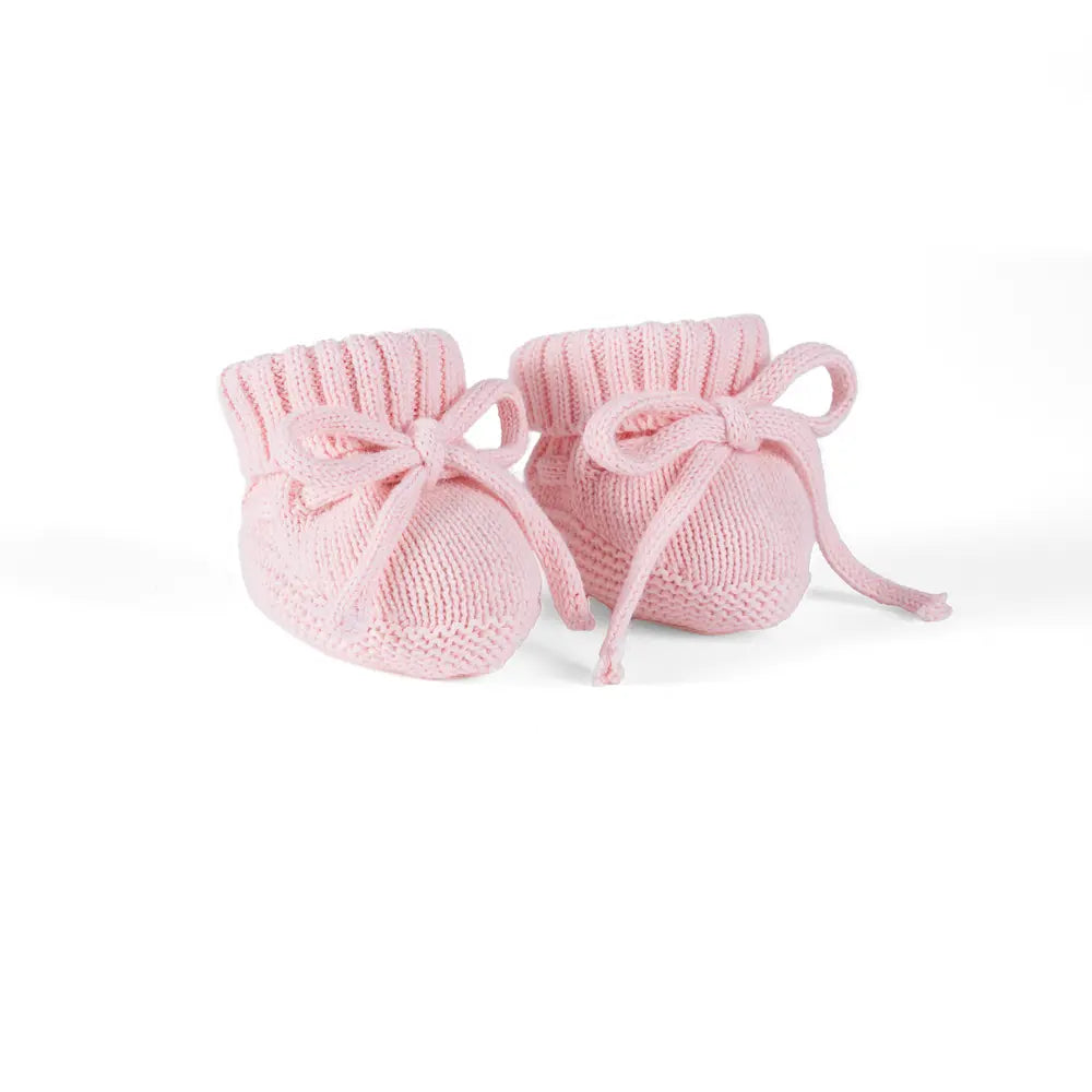 Botitas de punto en rosa